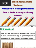 Wooden Pencil Manufacturing Business-467339 PDF