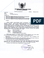 Surat Undangan Rakornas Bawaslu Ketua Panwaslih Provinsi Aceh & Ketua Bawaslu Provinsi PDF