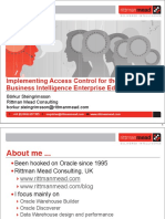 Implementing Access Control For The Oracle Business Intelligence Enterprise Edition