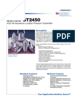 Series GT2450: 4-20 Ma Hazardous Location Pressure Transmitter