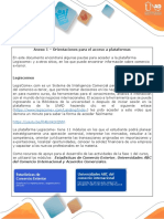 Anexo 1 - Orientaciones para El Acceso A Plataformas PDF