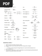 Electrical Circuit Symbols