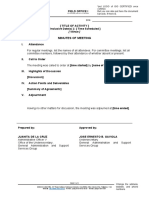 FO1-GF-04 - REV 00 - Minutes of Meeting