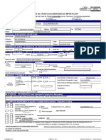 Solicitud de Carta de Crédito de Importacion