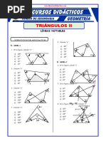Ejercicios de Lineas Notables para Cuarto de Secundaria