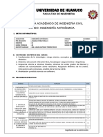 2 - Sismica - Silabo Descriptivo