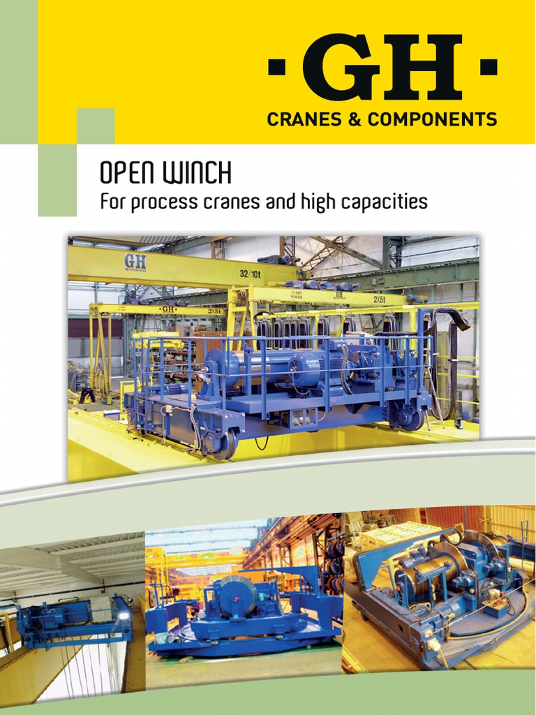 Open Winch: For Process Cranes and High Capacities | PDF | Transmission ...