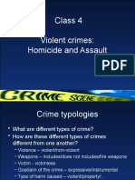 Class 4 Homicide and Assault