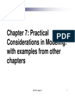 Chapter 7: Practical Considerations in Modeling: With Examples From Other Chapters