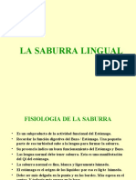 La Saburra Lingual