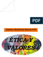 Ética Y Valores: Andrea Gutiérrez García 4°D