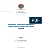 Responsabilidad Civil y Penal Del Contador Público