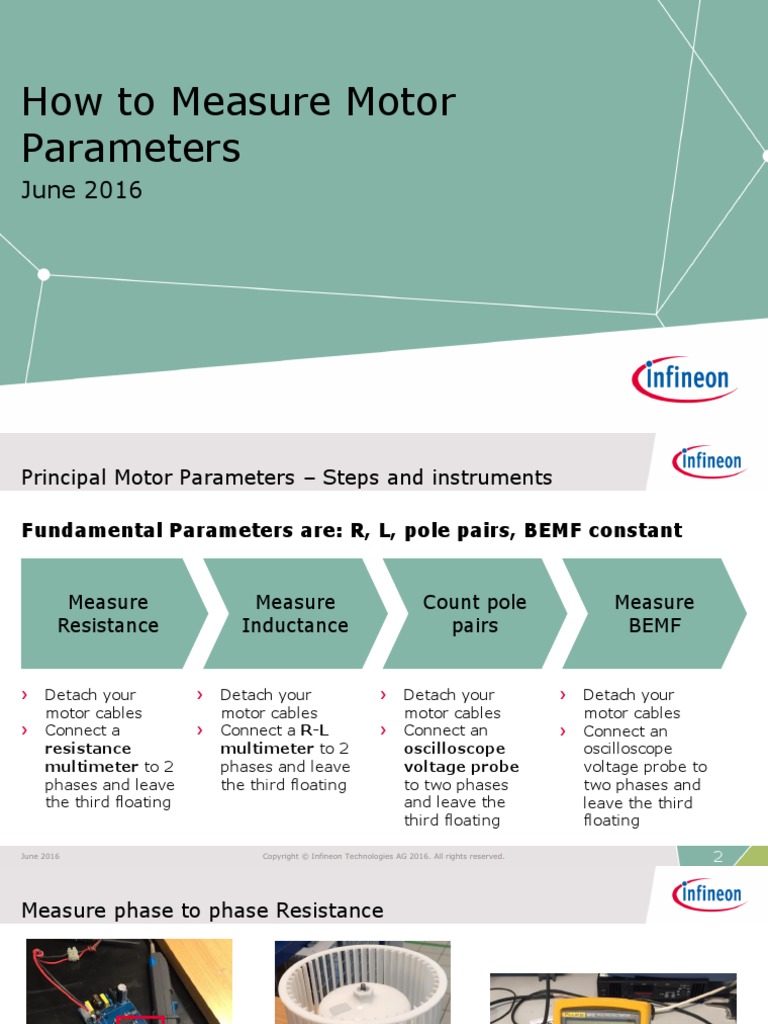 Infineon How To Measure Motor Parameters PP v01 - 00 EN | PDF | Phase ...