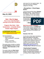 Moraga Rotary Newsletter May 19 2020 (DESKTOP-RFPE1L2's Conflicted Copy 2020-05-20)