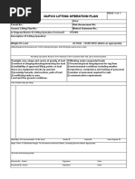 Mobile Crane Lifting Plan Template | PDF