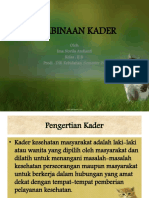 Pembinaan Kader Power Point