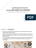 Sensors and Actuators: Building Management System