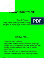 Show Dont Tell