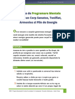 Tehnica de Programare Mentala Pentru Un Nou Corp PDF