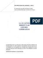 Resumen 21 Leyes Del Liderazgo