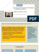 Colonialidad Del Poder, Eurocentrismo y América Latina, Anibal Quijano