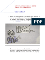 Estimation and Costing Practical Norm and Thumb Rules - Types, Building, Civil Engineering