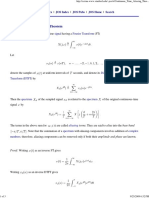 Continuous-Time Aliasing Theorem