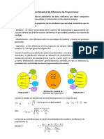 Distribución Muestral de Diferencia de Proporciones