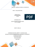 LEGISLACION COMERCIAL Y LABORAL APLICADA A LOS NEGOCIOS Fase 5 Evaluacion Final