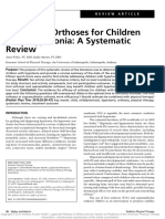 Efficacy of Orthoses For Children With Hypotonia .8