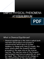 Simple Physical Phenomena at Equilibrium