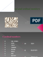 Cardinal and Ordinal Numbers