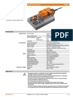 Belimo Damper Actuator GM24A (Datasheet - 2007)