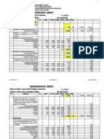 Government of Nepal measurement sheet for survey office building construction