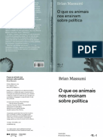 Brian Massumi O Que Os Animais Nos Ensinam Sobre Politica PDF