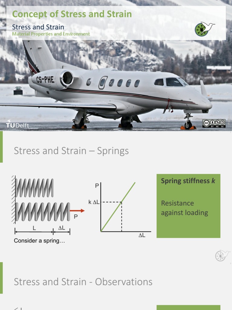 Concept of Stress and Strain | PDF | Deformation (Engineering) | Stress ...