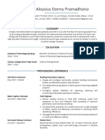 CV Aloysius Donny Pramadhono PDF