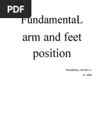 Fundamental: Arm and Feet Position