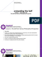 Understanding the Self from Philosophical Perspectives