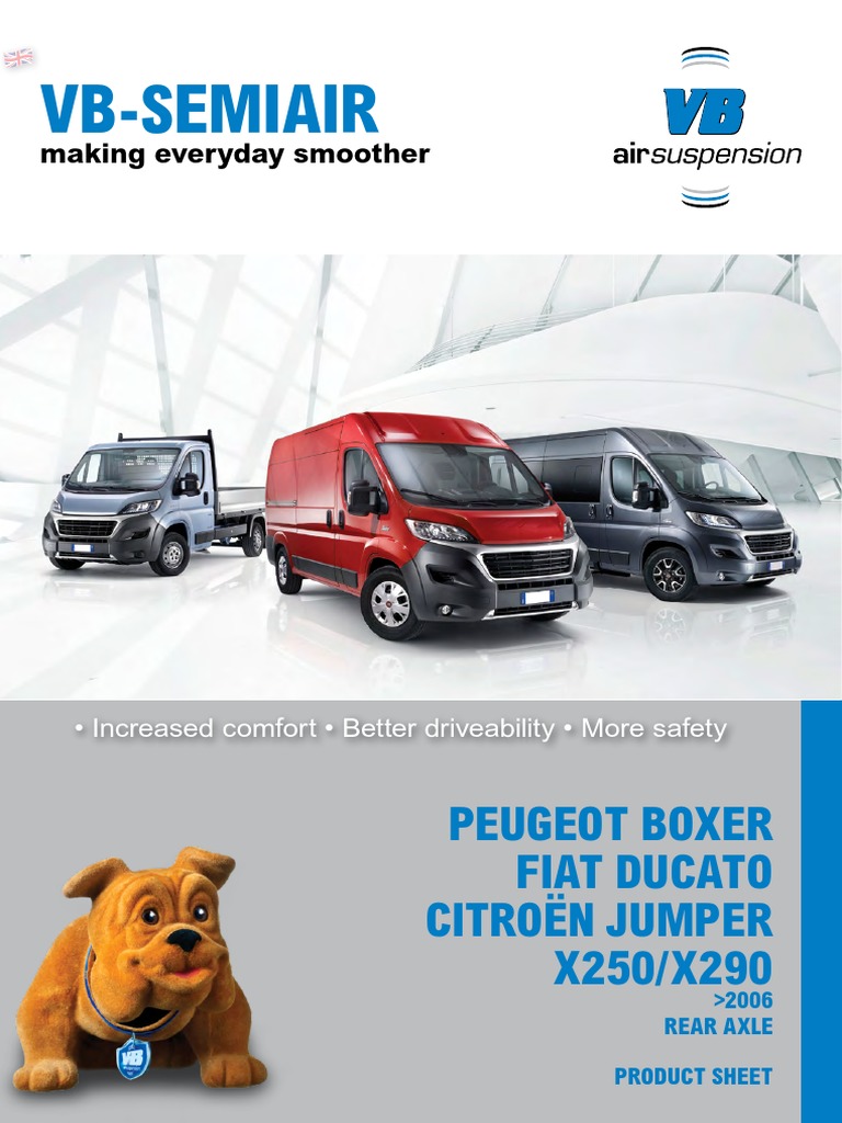 Vb-Semiair: Peugeot Boxer Fiat Ducato Citroën Jumper X250/X290 | PDF ...