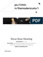 Eihwaz Rune Meaning The Modern Curio PDF