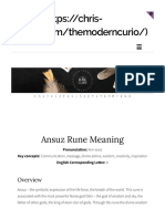 Ansuz Rune Meaning The Modern Curio