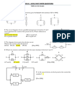 Level Past Paper Questions - Physics O: TOPIC-14 DC Circuits PAPER-1 Multiple Choice