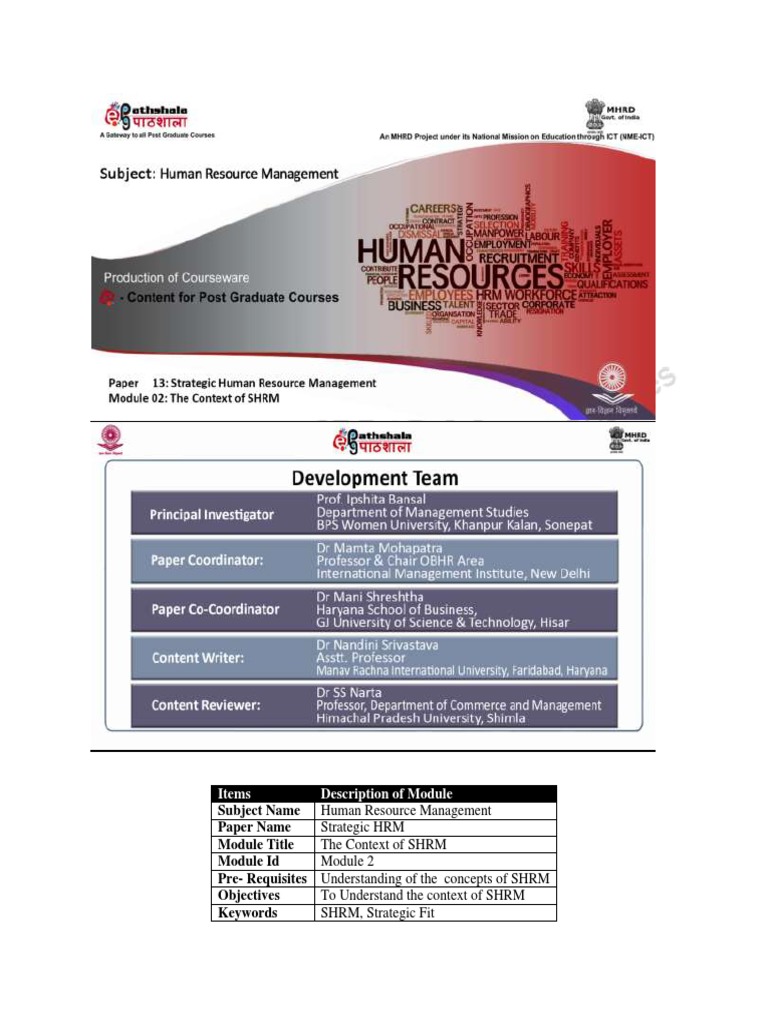 Items Description of Module | PDF | Human Resource Management ...