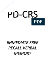 PD - CRS Evaluare Parkinson
