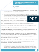 IMO Conventions Acceptance Procedure