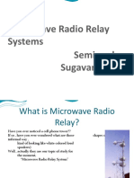Microwave Radio Relay Systems Seminar by Sugavanesh B