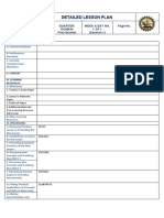 Detailed Lesson Plan: Grade Level 10 Quarter/ Domain First Quarter Week & Day No. 1 OF 1 (Session 1) Page No