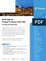 Hotel App On Yeastar S-Series Voip PBX: For Daily Hotel Operations