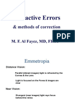 Refractive Errors: & Methods of Correction